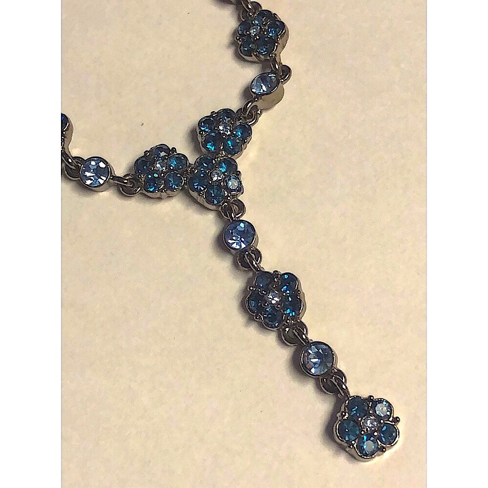 ‘2028’ Vintage Blue Stone Drop Necklace- NWT​